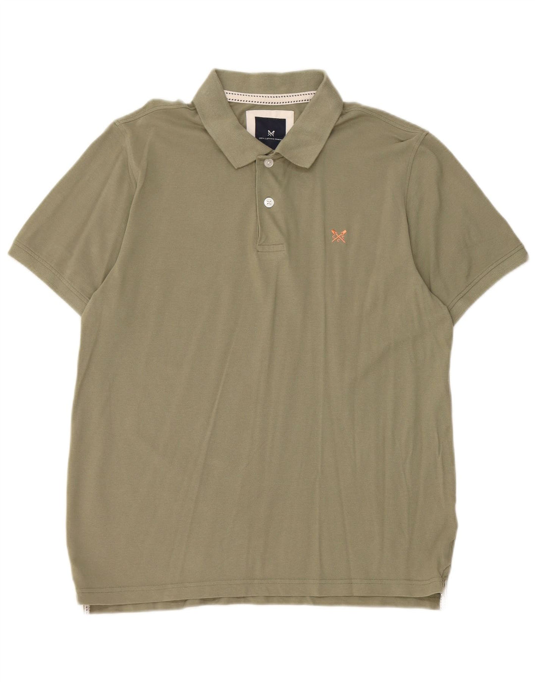 Męska koszulka polo Crew Clothing, duża, bawełniana khaki