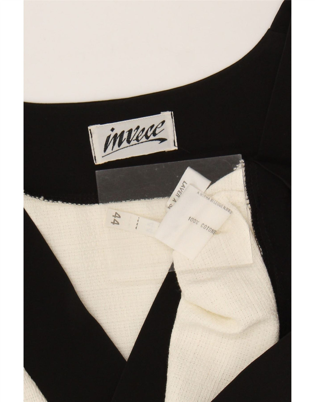 Top damski w stylu vintage, bolerko EU 44 XL, bawełna w kolorze złamanej bieli