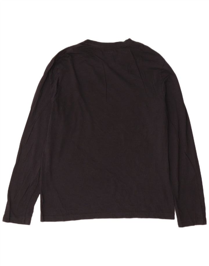 Męski top Dkny z długim rękawem, duży, czarny, bawełniany