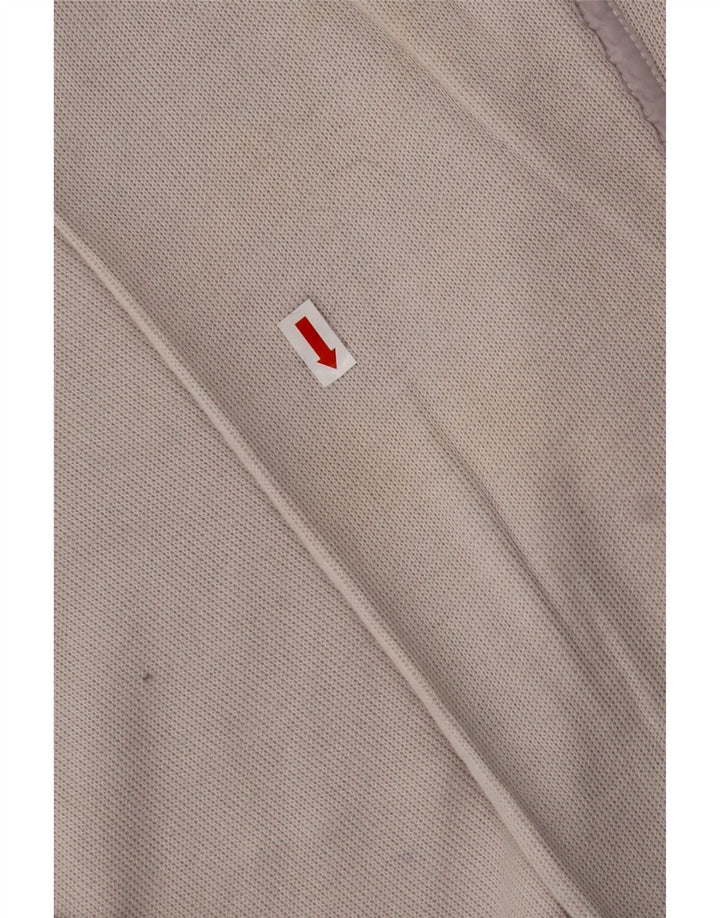 HUGO BOSS Męski top z długim rękawem XL, bawełna w kolorze złamanej bieli