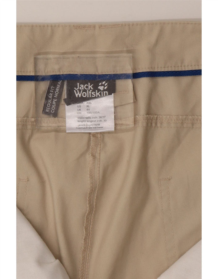 Spodnie cargo męskie JACK WOLFSKIN o regularnym kroju UK 44 XL W36 L33 beżowe