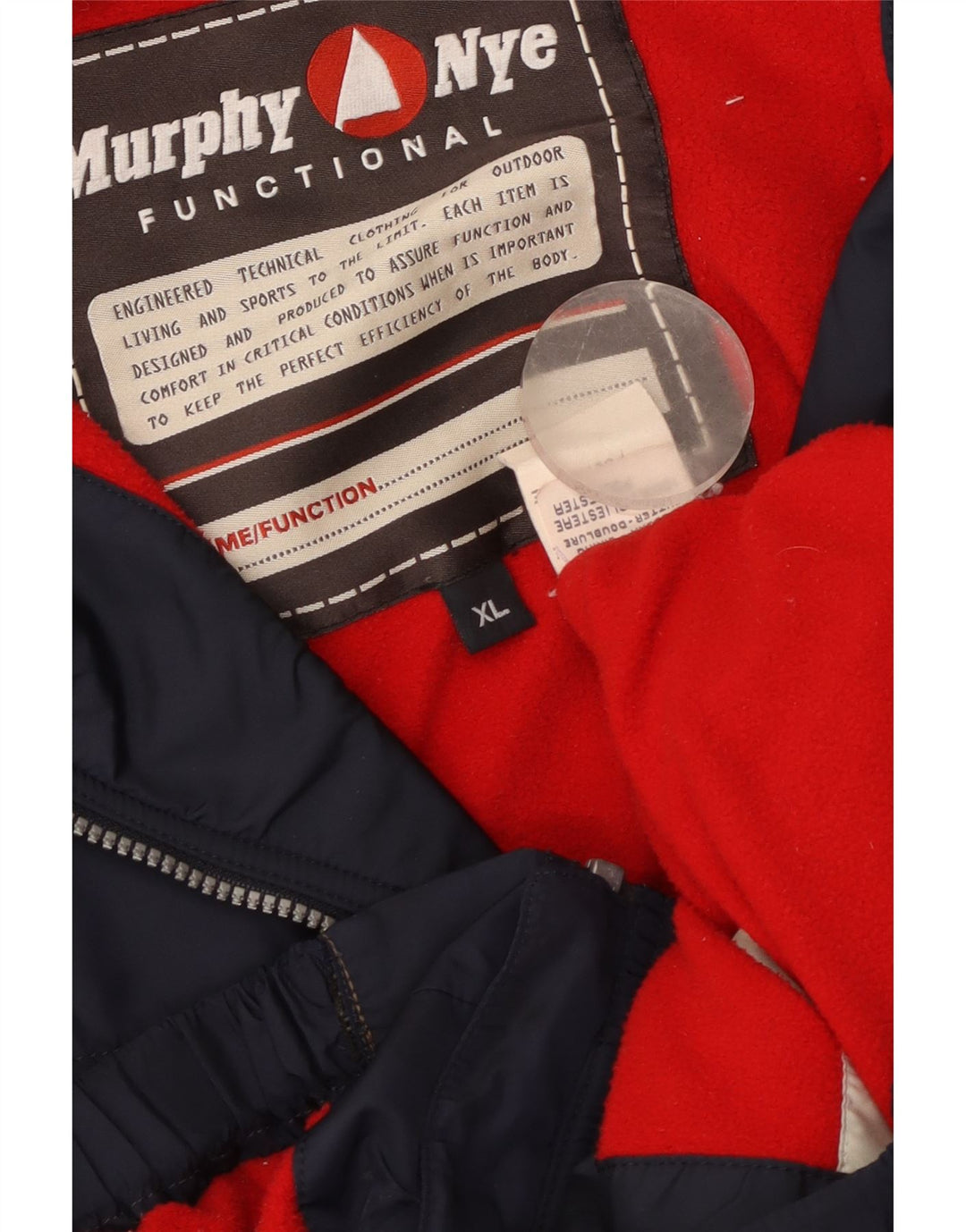 Męska kurtka wiatrówka Murphy & Nye UK 42 XL, granatowa, poliester