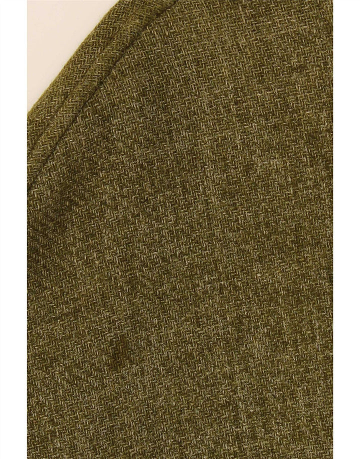 Vintage damski płaszcz ponczo w jednym rozmiarze khaki