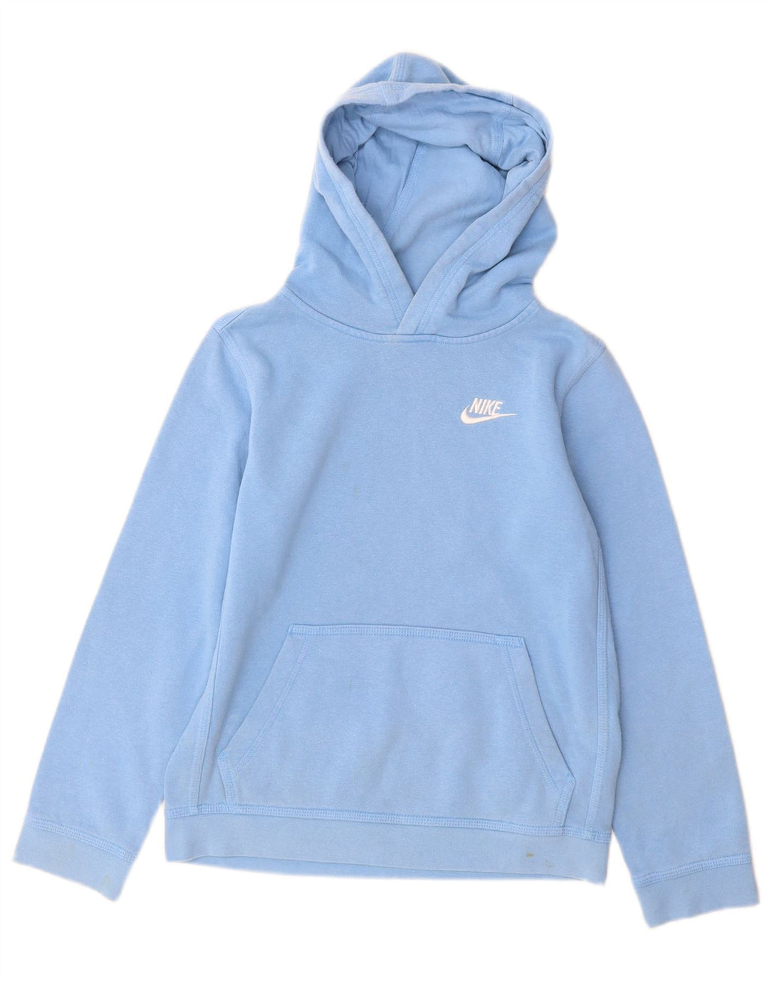 Chłopięcy sweter z kapturem Nike 10-11 lat, średni niebieski, bawełniany