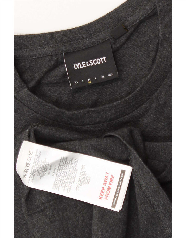 T-shirt męski Lyle & Scott, średnioszary, bawełniany