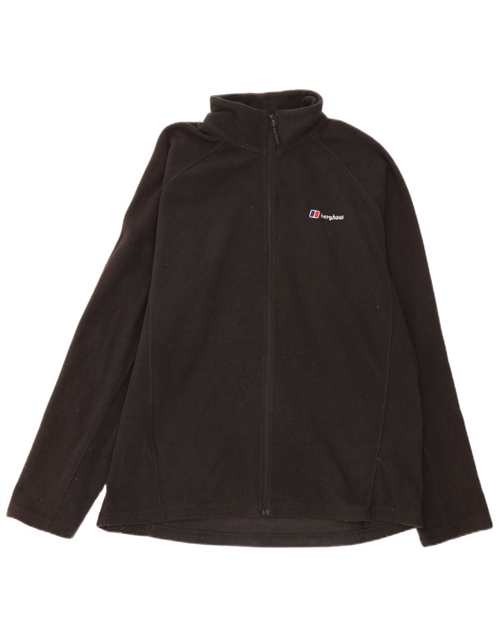 Męska kurtka polarowa Berghaus UK 42 XL, czarna, poliestrowa