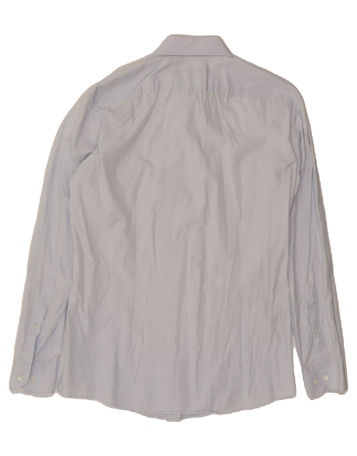 HUGO BOSS Mens Shirt Small Blue Cotton Vintage Hugo Boss and Second-Hand Hugo Boss from Messina Hembry 