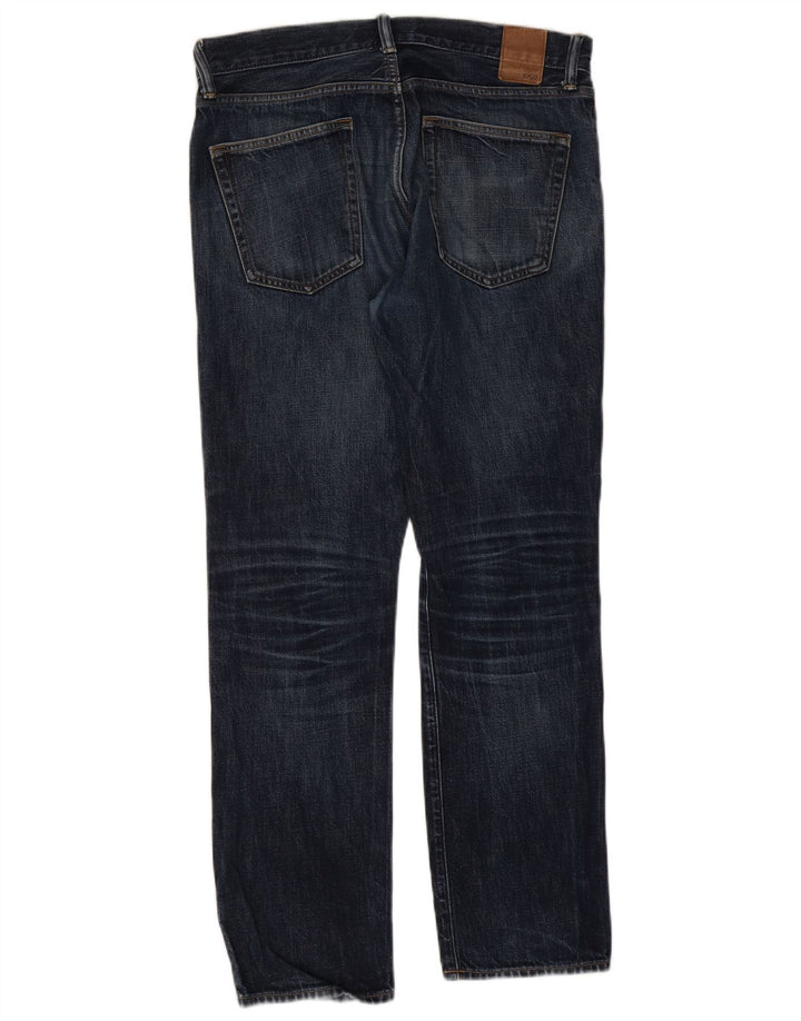 Męskie jeansy Gap Slim W32 L30 Niebieskie bawełniane