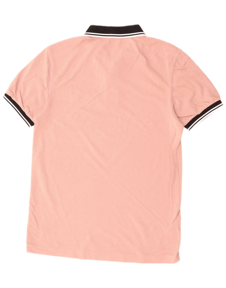 Męska koszulka polo do rugby Fred Perry, średnio różowa, bawełniana