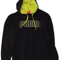 Męski sweter z kapturem Puma z grafiką, średni granatowy, bawełniany