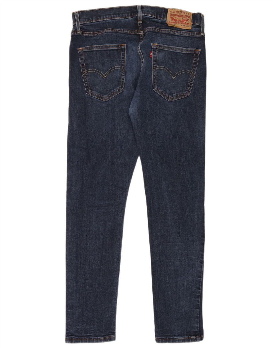 Męskie jeansy Levi's 512 Slim Tapered W34 L32 Granatowa bawełna
