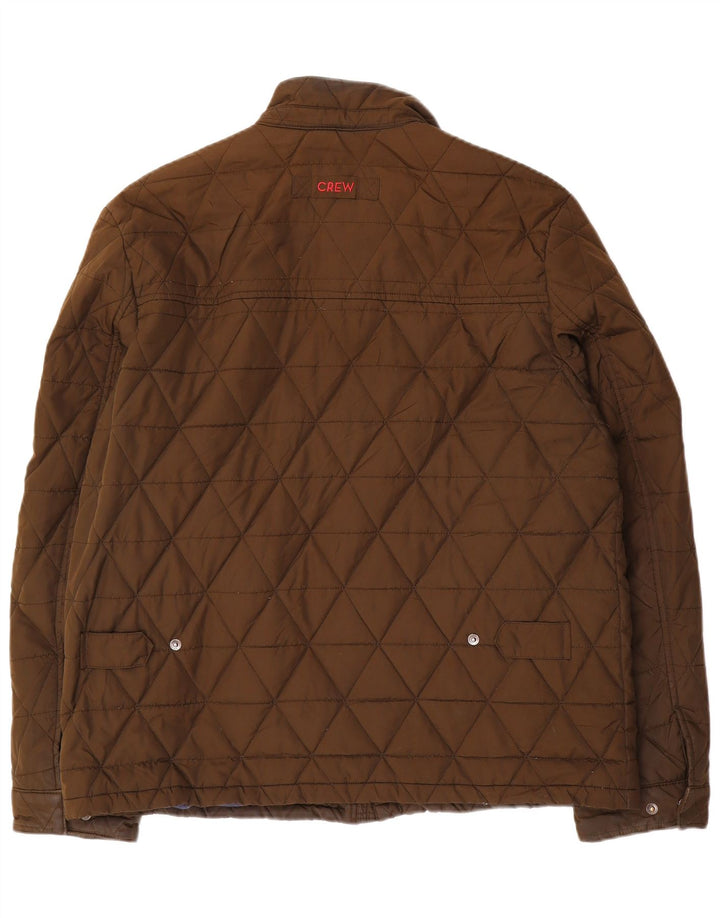 Crew Clothing Męska pikowana kurtka UK 42 XL Khaki, poliester