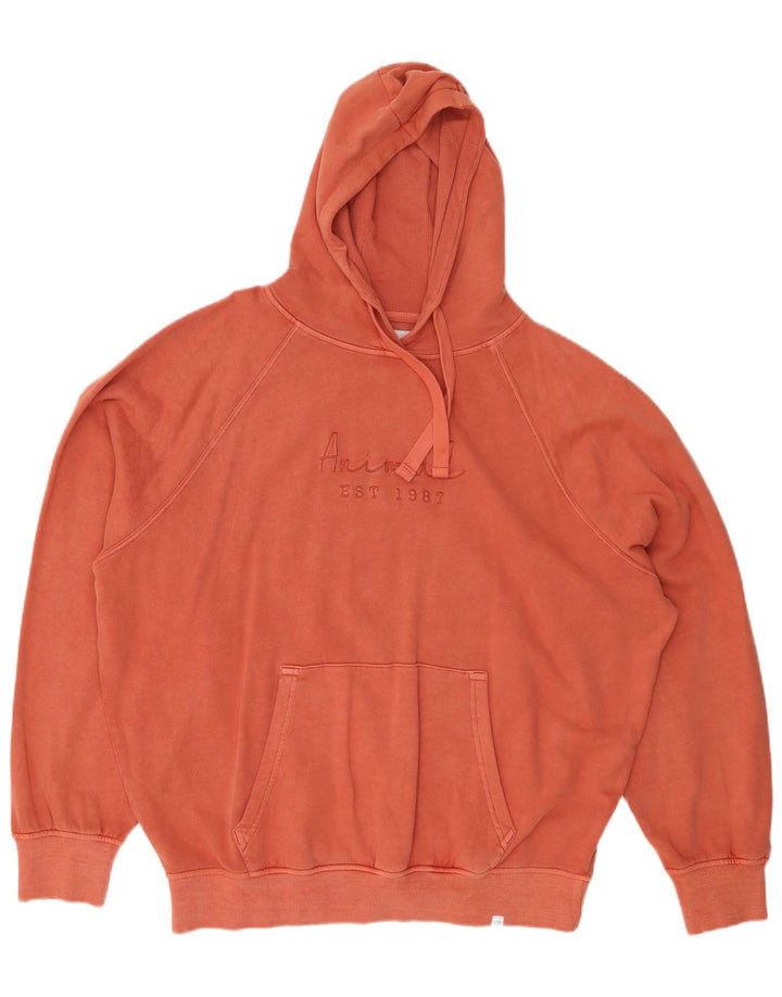 Damski sweter z kapturem i grafiką ANIMAL, duży, duży, różowy, brytyjski 14, bawełniany