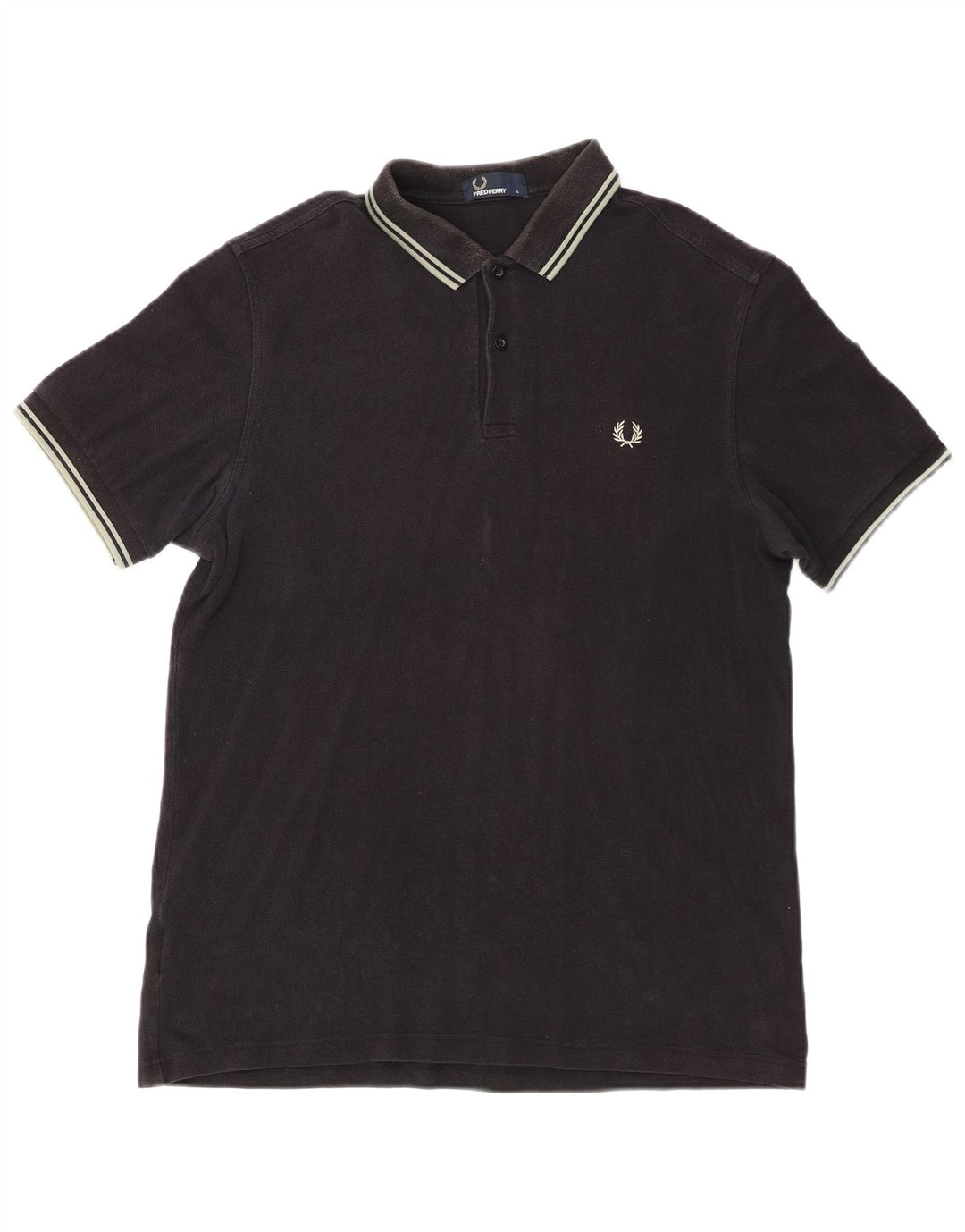 Męska koszulka polo Fred Perry, duża, czarna, bawełniana