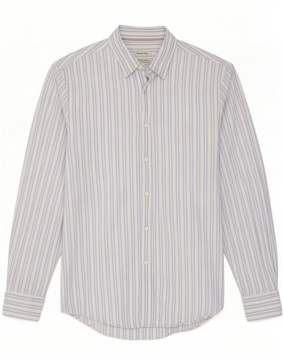 Koszula męska Massimo Dutti, duża, bawełniana w niebieskie paski