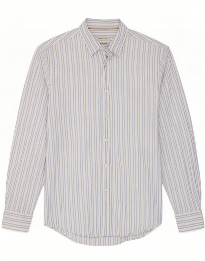 Koszula męska Massimo Dutti, duża, bawełniana w niebieskie paski