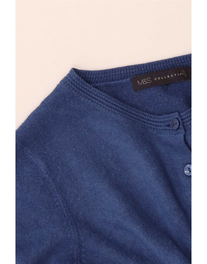 Marks & Spencer Damski sweter kardigan UK 6 XS Niebieski