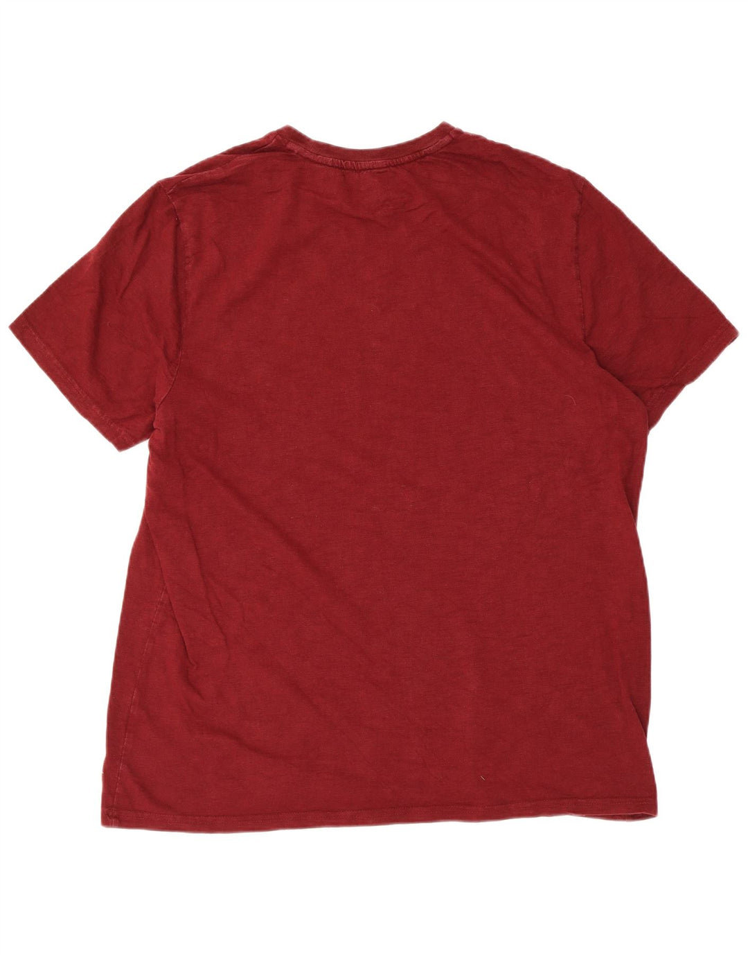 Męski T-shirt z grafiką Fat Face, 2XL, bordowa bawełna