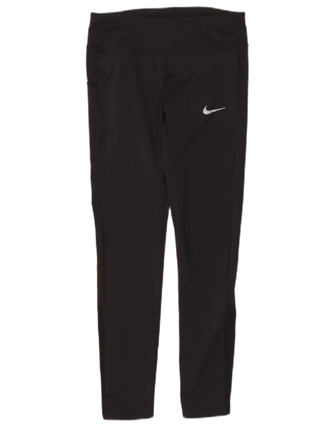 Damskie legginsy Nike Dri Fit UK 10, małe, czarne, poliestrowe