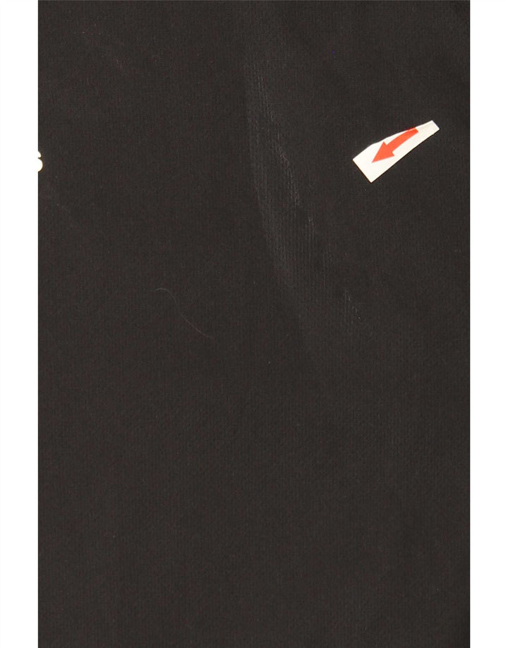 Męska koszulka z grafiką Adidas Aeroready Top, średni czarny poliester