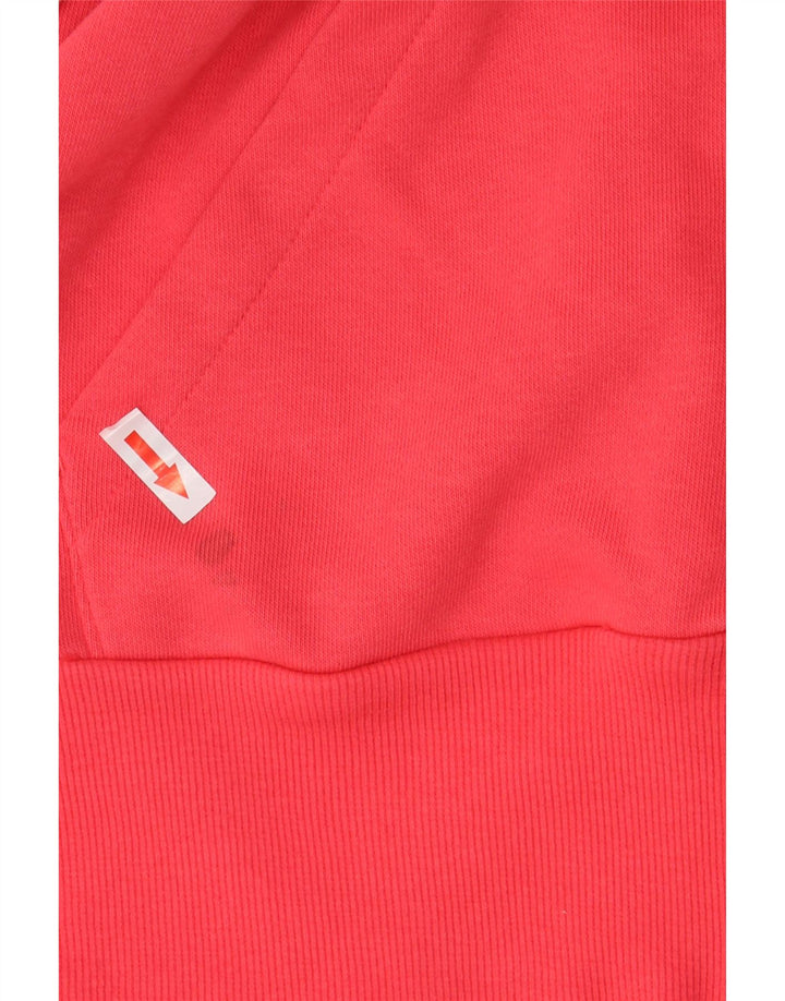Adidas Damska Climalite Dresowa Kurtka Top UK 12/14 Średni Róż