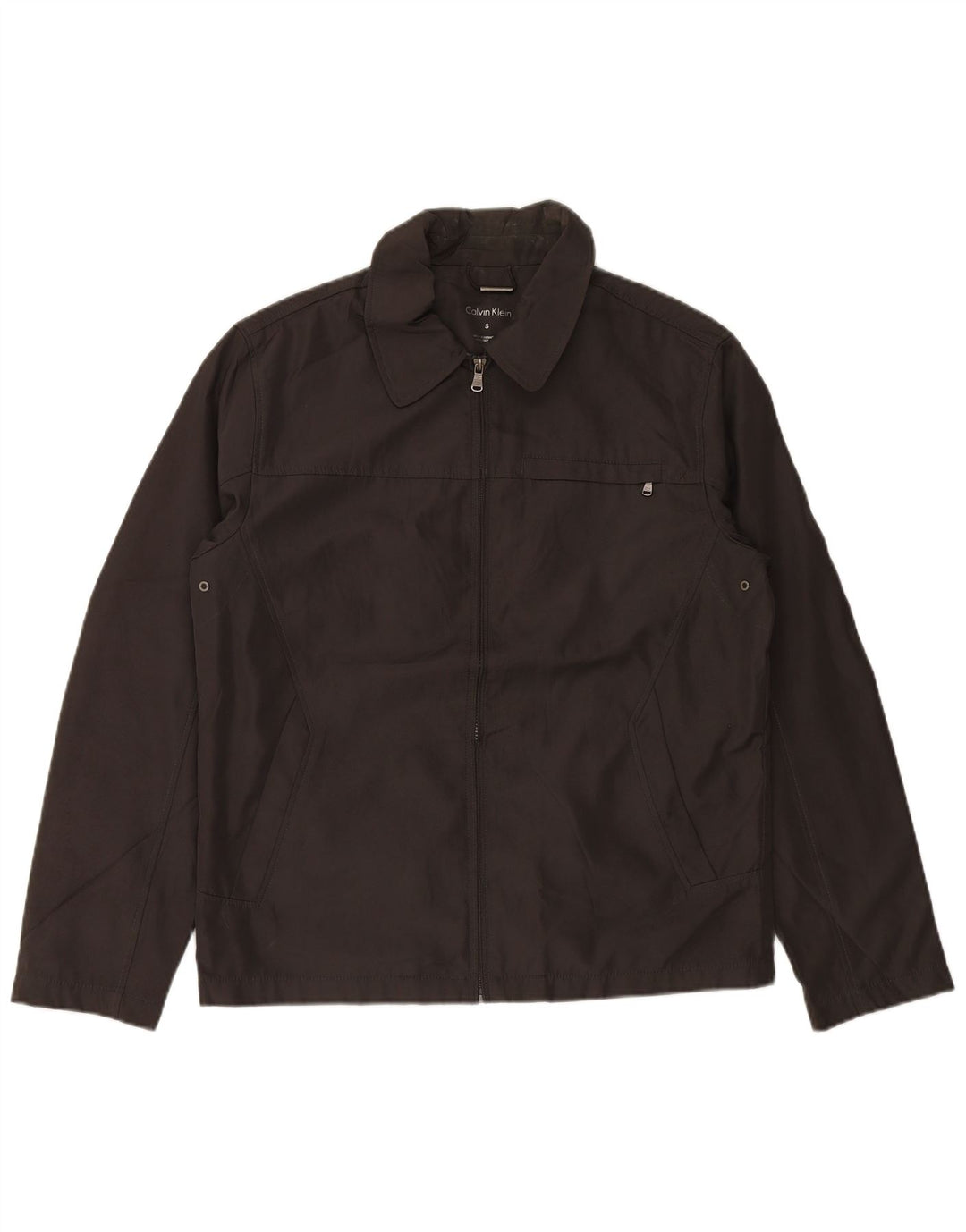 Męska kurtka użytkowa CALVIN KLEIN UK 36, mała, szara, z poliestru