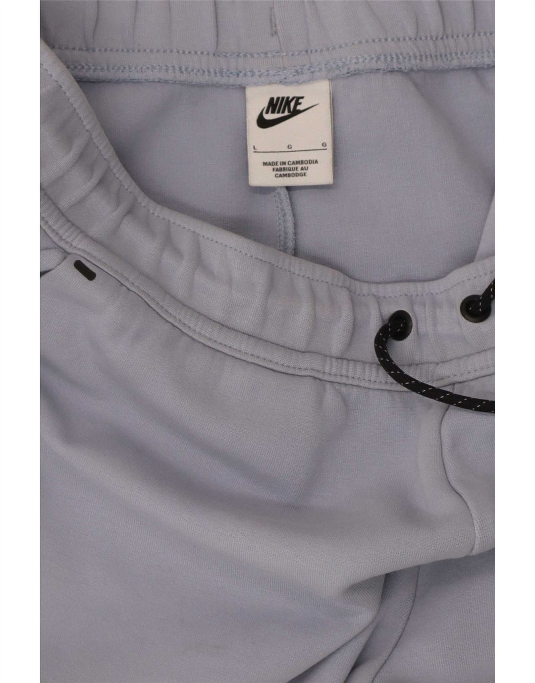 Męskie spodnie dresowe Nike, duże, niebieskie, bawełniane