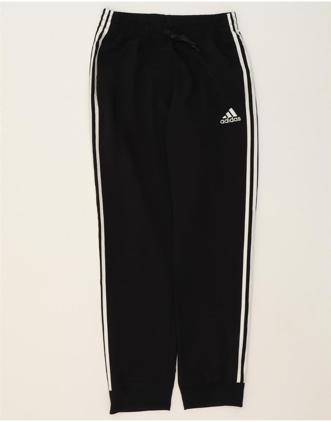 ADIDAS Mens Tracksuit Trousers Joggers Small Black Colourblock Polyester Vintage Adidas and Second-Hand Adidas from Messina Hembry 