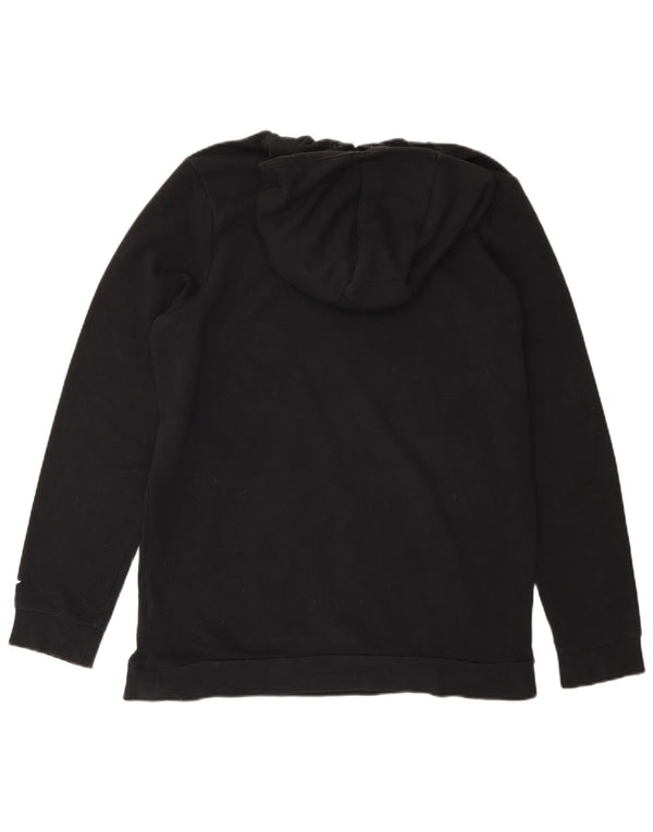 Męski sweter z kapturem i grafiką JORDAN, duży, czarny, bawełniany