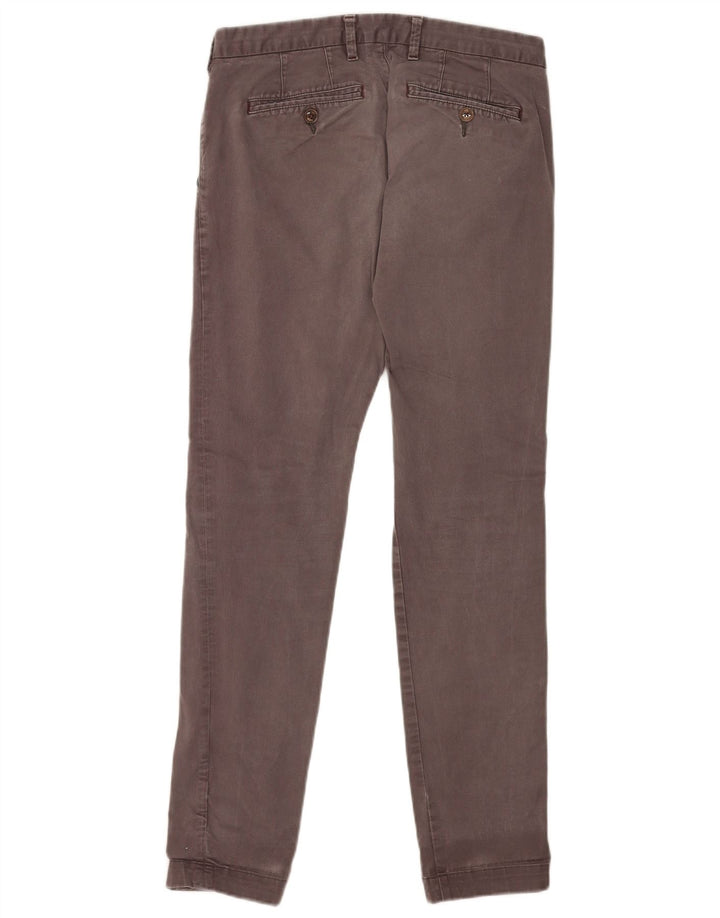 Męskie spodnie typu slim chino Ted Baker W30 L30, szare, bawełniane