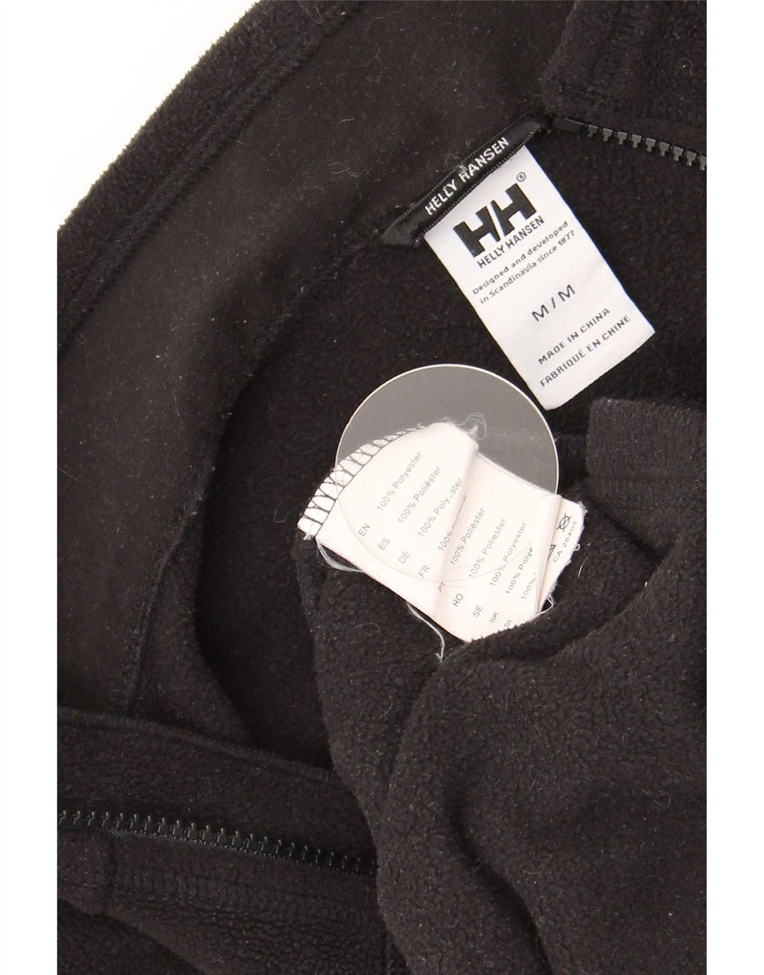 Męska kurtka polarowa Helly Hansen UK 38, średni czarny poliester