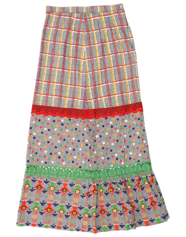 Lucie Linden Damska spódnica maxi z wysokim stanem EU 40 Medium W26 wielobarwna
