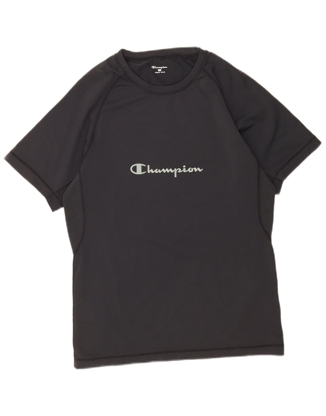 Męski T-shirt Champion z grafiką Top XL, czarny poliamid