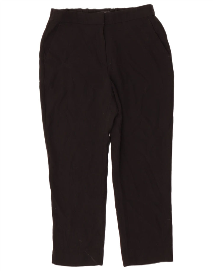 Damskie zwężane spodnie chino J. CREW US 8 Medium W32 L26 Czarny poliester