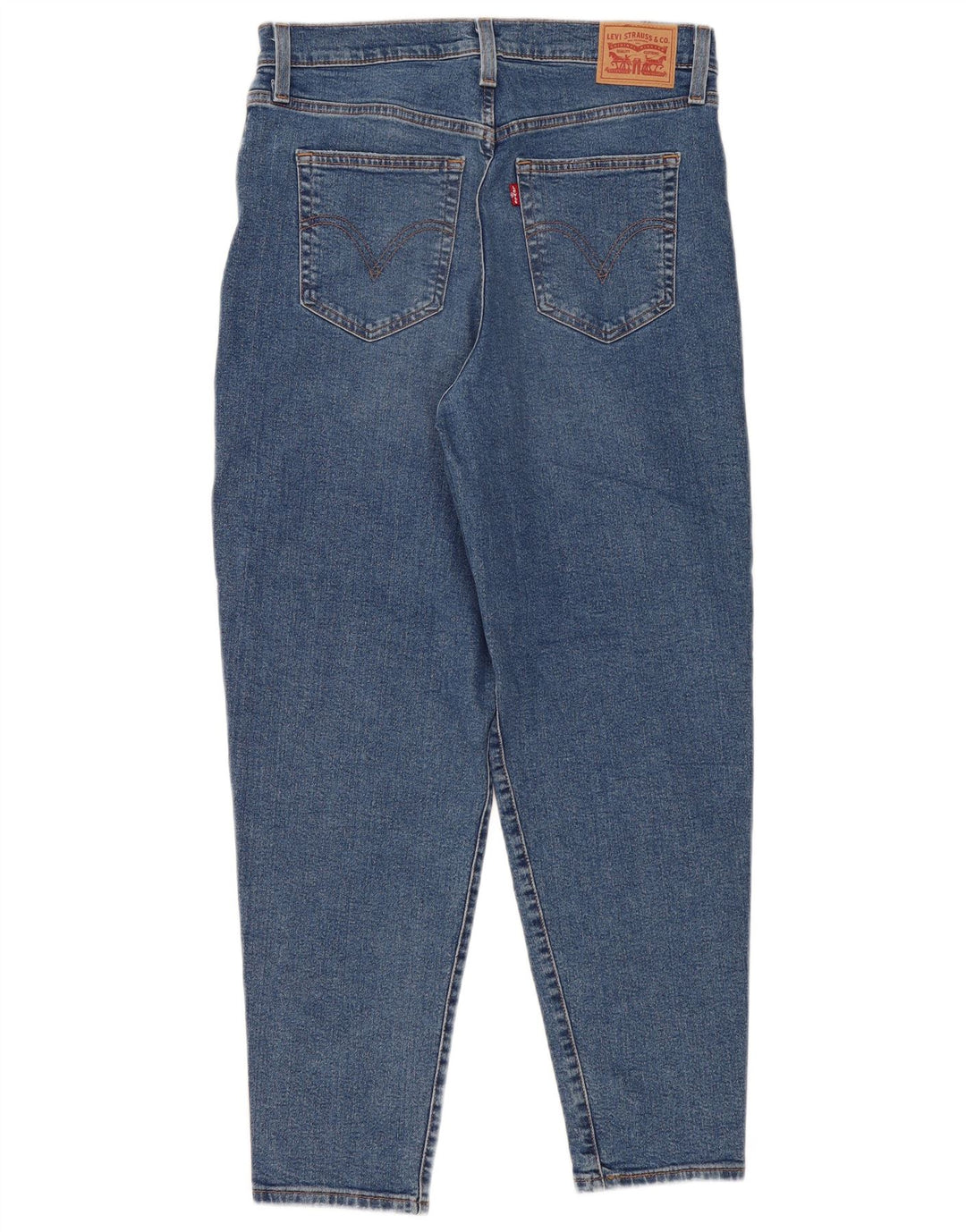 Damskie jeansy Levi's z wysokim stanem, zwężane W32 L29, niebieskie