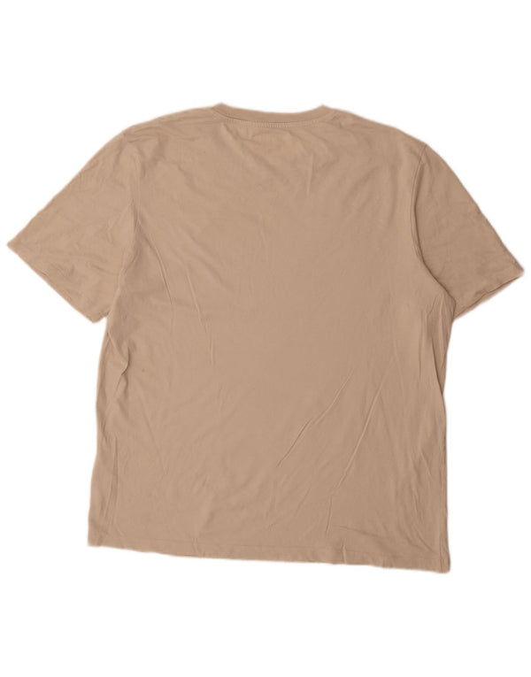 Męski T-shirt z grafiką Jack & Jones Top XL, beżowy