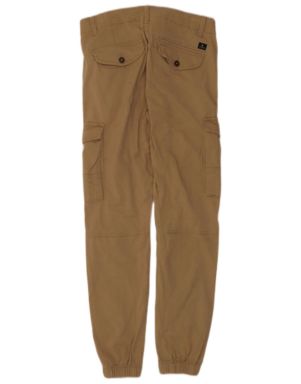 Jack & Jones Mens Paul Tapered Cargo Trousers W29 L29 Beige