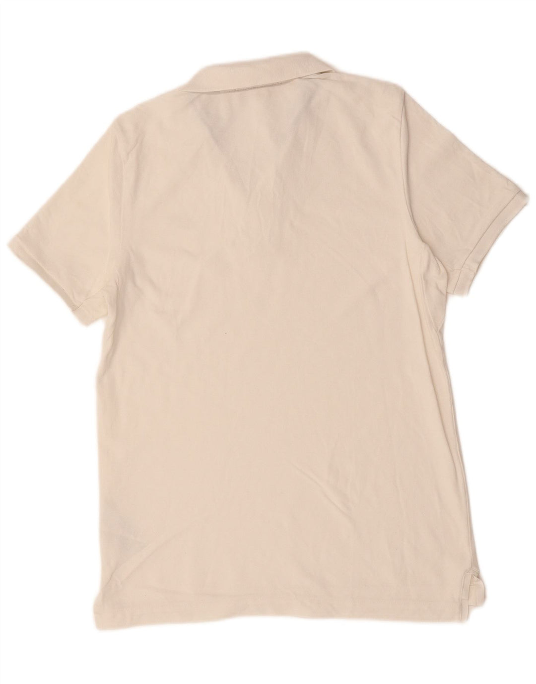 Męska koszulka polo NIKE, średnia, biała, bawełniana