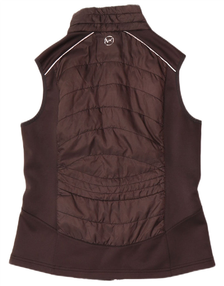 Damska kurtka dresowa bez rękawów Michael Kors UK 14 średnia czarna