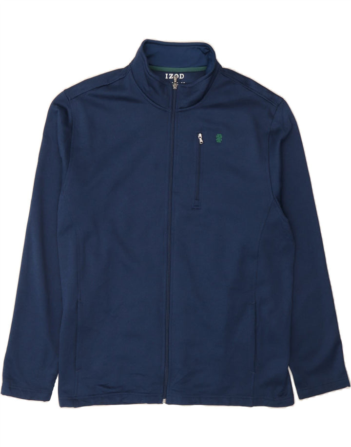 IZOD Mens Tracksuit Top Jacket XL Navy Blue Polyester Vintage Izod and Second-Hand Izod from Messina Hembry 