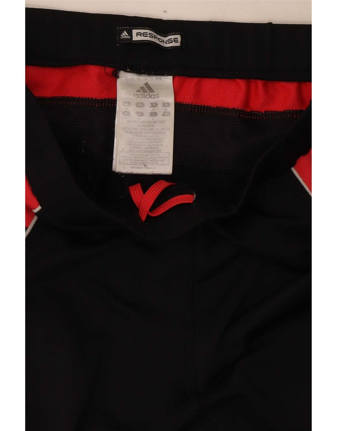 Legginsy damskie Adidas UK 12, średni czarny poliester z blokami kolorów