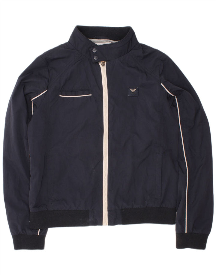 Armani Jeans Chłopięca kurtka bomberka 11-12 lat, granatowa, poliester