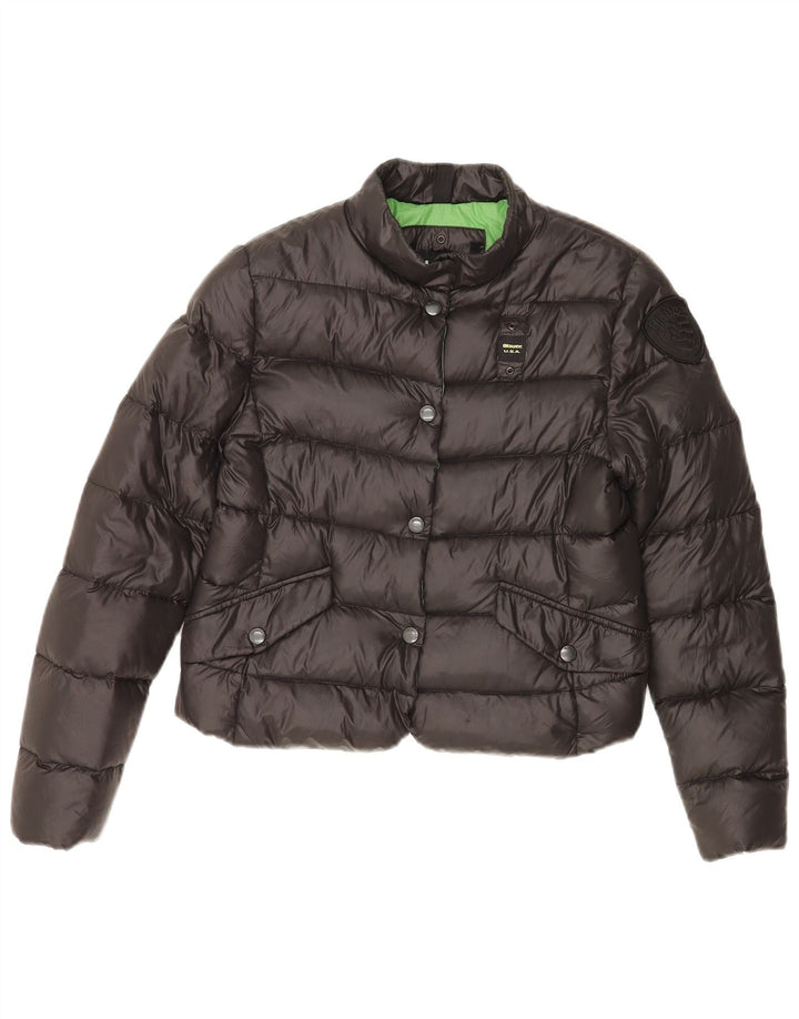 Kurtka dziewczęca Blauer Crop Padded Jacket 13-14 lat, czarna
