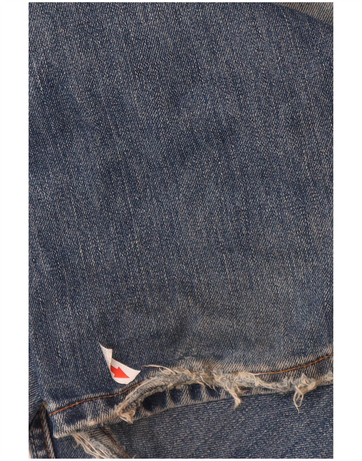 Męskie jeansy Levi's 507 Bootcut W32 L32 Niebieska bawełna