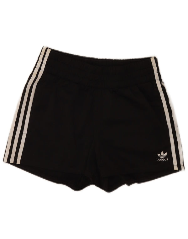 Damskie spodenki sportowe Adidas UK 8, małe, czarne, poliestrowe