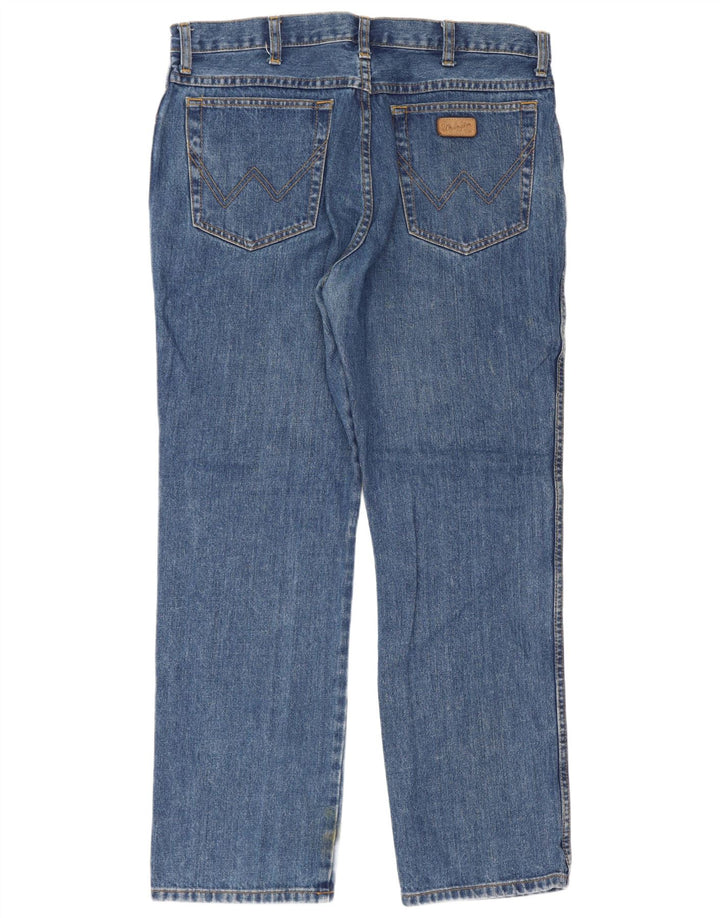 Męskie jeansy Wrangler Texas Regular Straight W36 L30 Niebieskie bawełniane