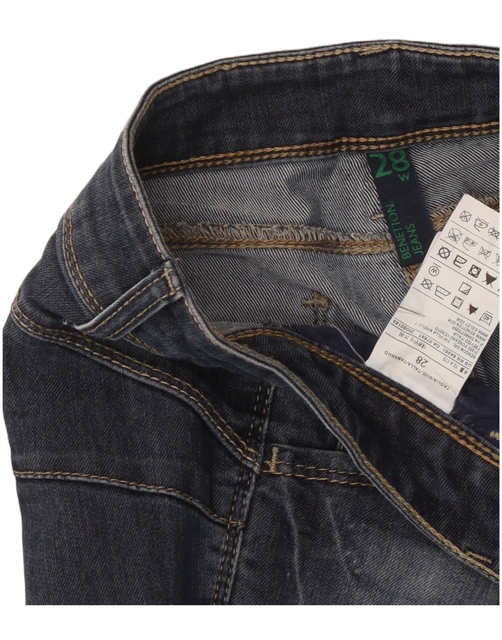 Damskie dżinsy Bootcut Benetton W28 L30 Niebieskie