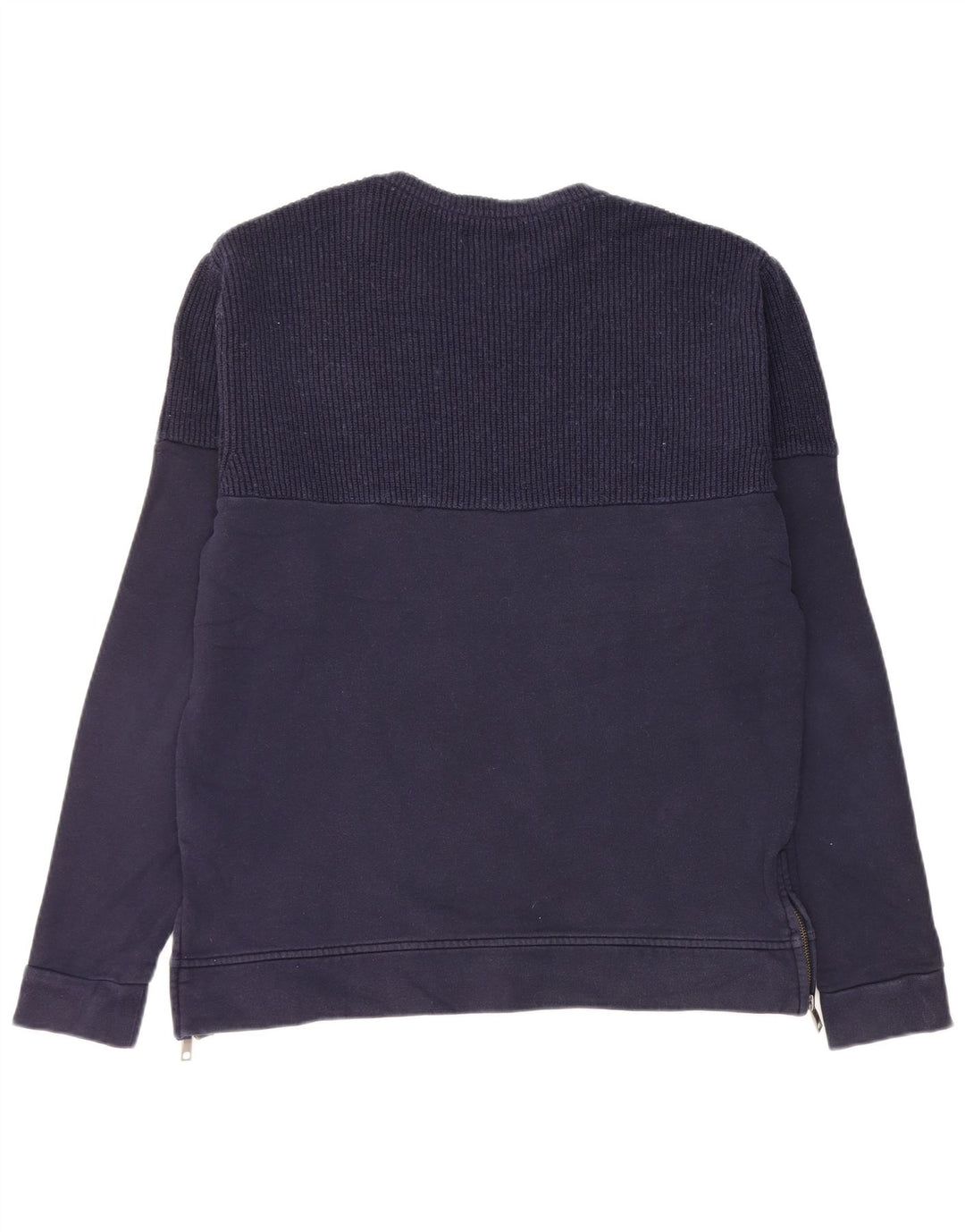 Bluza męska Zara, duża, bawełniana, granatowa