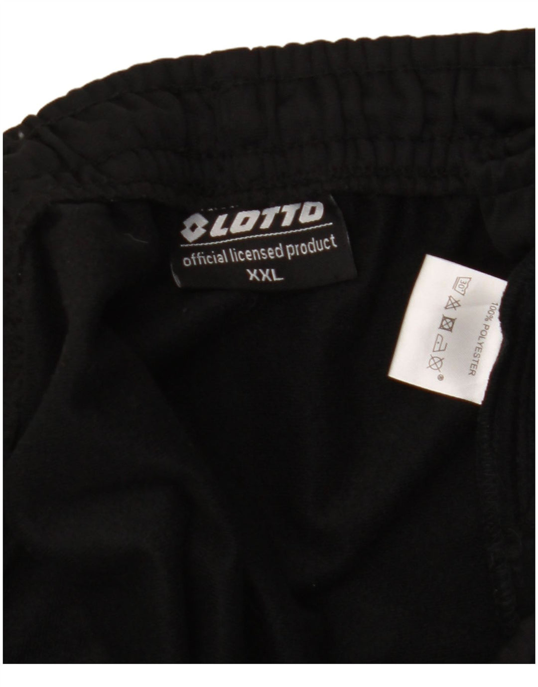 Męskie spodnie dresowe Lotto Joggers 2XL Czarny poliester
