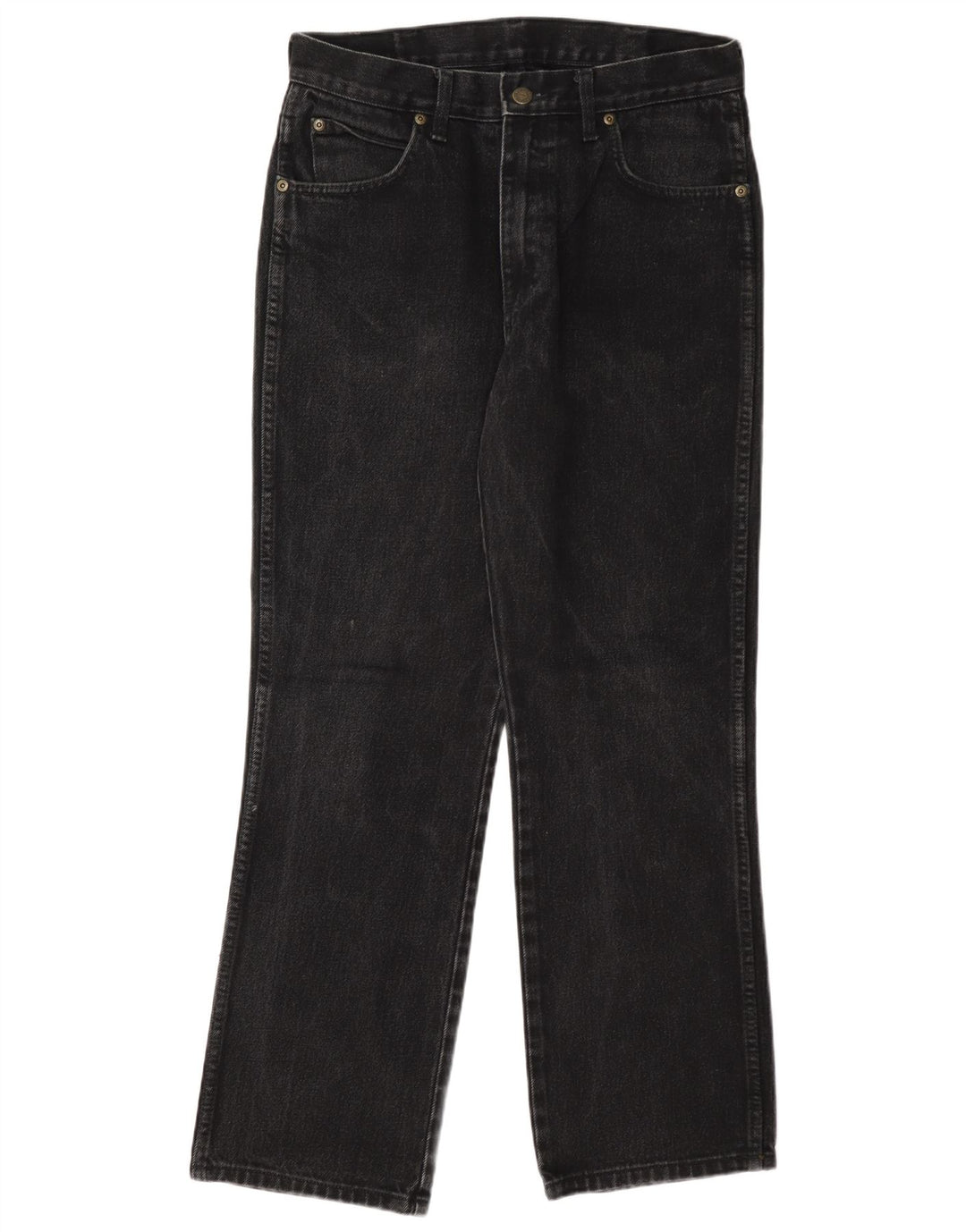 Damskie jeansy proste Wrangler W32 L30, szare, bawełniane
